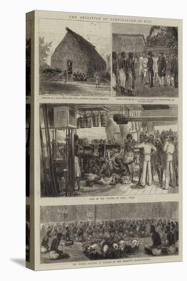 The Abolition of Cannibalism in Fiji-Alfred Chantrey Corbould-Stretched Canvas