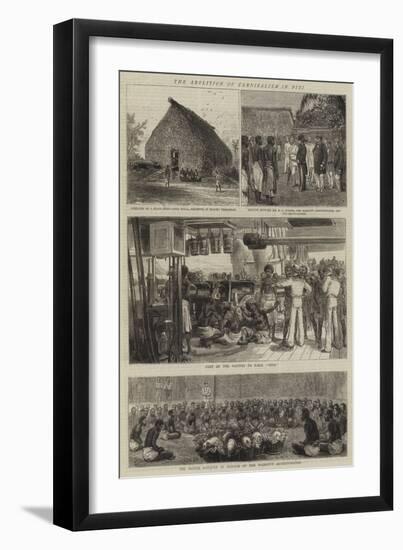 The Abolition of Cannibalism in Fiji-Alfred Chantrey Corbould-Framed Giclee Print