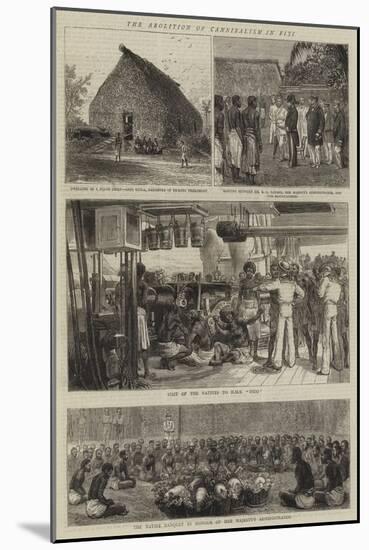 The Abolition of Cannibalism in Fiji-Alfred Chantrey Corbould-Mounted Giclee Print