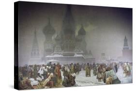 The Abolition of Serfdom in 1861, from the 'slav Epic', 1914-Alphonse Mucha-Stretched Canvas