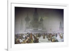 The Abolition of Serfdom in 1861, from the 'slav Epic', 1914-Alphonse Mucha-Framed Giclee Print