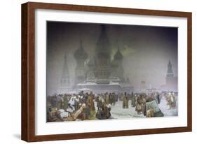 The Abolition of Serfdom in 1861, from the 'slav Epic', 1914-Alphonse Mucha-Framed Giclee Print