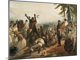 The Abolition of Slavery-Francois Auguste Biard-Mounted Art Print