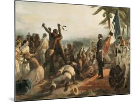 The Abolition of Slavery-Francois Auguste Biard-Mounted Art Print