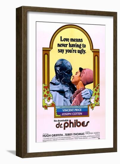 The Abominable Dr. Phibes, Vincent Price, Virginia North, 1971-null-Framed Art Print