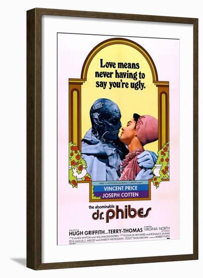 The Abominable Dr. Phibes, Vincent Price, Virginia North, 1971-null-Framed Art Print