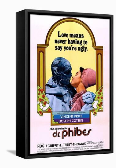 The Abominable Dr. Phibes, Vincent Price, Virginia North, 1971-null-Framed Stretched Canvas
