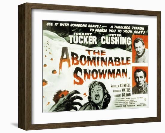 The Abominable Snowman, (AKA the Abominable Snowman of the Himalayas), 1957-null-Framed Photo