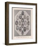 The Aborigines which visited England in 1868, 1912-null-Framed Giclee Print