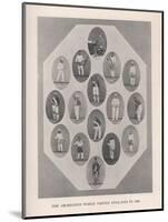 The Aborigines which visited England in 1868, 1912-null-Mounted Giclee Print