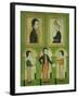 The Abraham Pixler Family, c.1815-American School-Framed Giclee Print