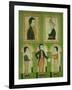 The Abraham Pixler Family, c.1815-American School-Framed Giclee Print