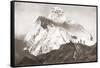 The Abruzzi Spur on the K2 Mountain. from the Year 1910 Illustrated-null-Framed Stretched Canvas