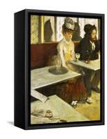 The Absinthe Drinker Or Glass of Absinthe, 1876-Edgar Degas-Framed Stretched Canvas