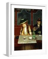 The Absinthe Drinkers, 1908-Jean Béraud-Framed Giclee Print