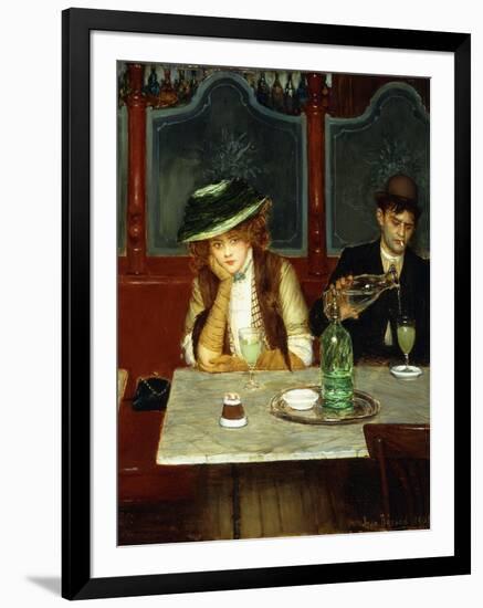 The Absinthe Drinkers, 1908-Jean Béraud-Framed Giclee Print