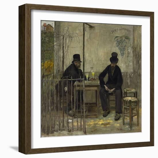 The Absinthe Drinkers (Les Declasses), 1881-Jean Francois Raffaelli-Framed Premium Giclee Print