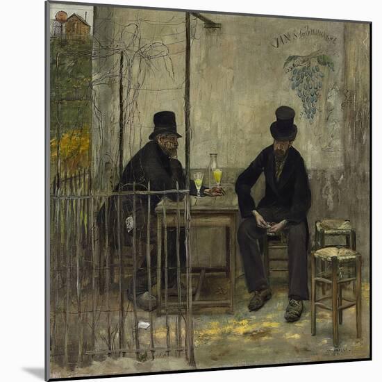 The Absinthe Drinkers (Les Declasses), 1881-Jean Francois Raffaelli-Mounted Premium Giclee Print