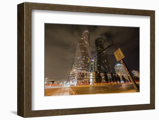 The Absolute Tower, Marilyn Monroe buildings in Mississauga, Ontario, Canada, North America-Paul Porter-Framed Photographic Print