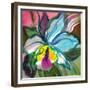 The Abstract Flowers Drawn On A Paper-balaikin2009-Framed Premium Giclee Print