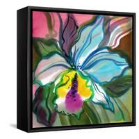 The Abstract Flowers Drawn On A Paper-balaikin2009-Framed Stretched Canvas