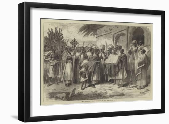 The Abyssinian Church Festival of Palm Sunday-null-Framed Giclee Print