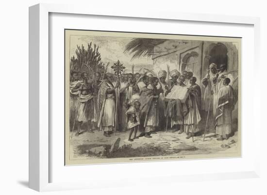 The Abyssinian Church Festival of Palm Sunday-null-Framed Giclee Print