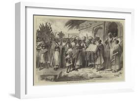 The Abyssinian Church Festival of Palm Sunday-null-Framed Giclee Print