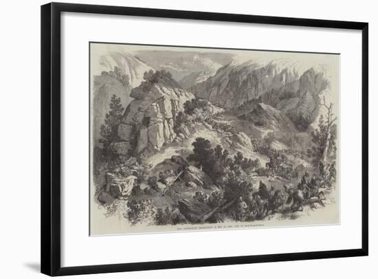 The Abyssinian Expedition, a Bit of the Line of March-null-Framed Giclee Print