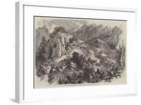 The Abyssinian Expedition, a Bit of the Line of March-null-Framed Giclee Print