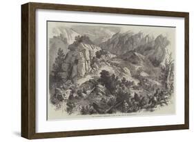 The Abyssinian Expedition, a Bit of the Line of March-null-Framed Giclee Print