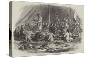 The Abyssinian Expedition, a Dinner in the Native Style-null-Stretched Canvas