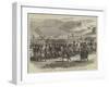 The Abyssinian Expedition, Arrival at Adigerat of an Ambassador from Kassai, King of Tigre-null-Framed Giclee Print