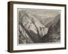 The Abyssinian Expedition, Deema, Third Halting-Place in the Tekonda Pass-null-Framed Giclee Print