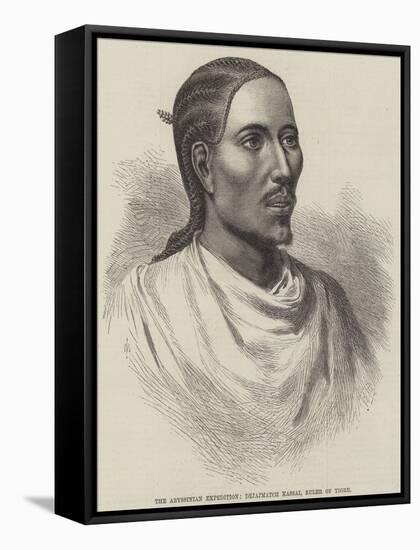 The Abyssinian Expedition, Dejajmatch Kassai, Ruler of Tigre-null-Framed Stretched Canvas