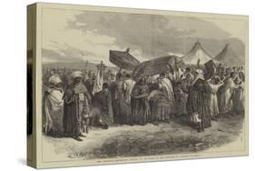 The Abyssinian Expedition, Funeral of the Widow of King Theodore at Aikhullet-null-Stretched Canvas