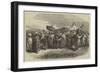 The Abyssinian Expedition, Funeral of the Widow of King Theodore at Aikhullet-null-Framed Giclee Print