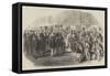 The Abyssinian Expedition, General Sir Robert Napier at the Railway Station, Dover-null-Framed Stretched Canvas