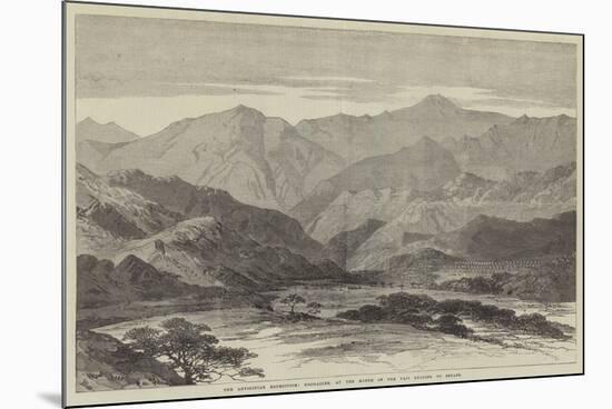 The Abyssinian Expedition, Koomailee, at the Mouth of the Pass Leading to Senafe-null-Mounted Premium Giclee Print