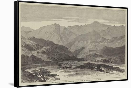 The Abyssinian Expedition, Koomailee, at the Mouth of the Pass Leading to Senafe-null-Framed Stretched Canvas