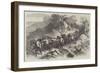 The Abyssinian Expedition, Return of the Army from Magdala, the Mountain Train-null-Framed Giclee Print