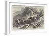 The Abyssinian Expedition, Return of the Army from Magdala, the Mountain Train-null-Framed Giclee Print