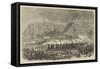 The Abyssinian Expedition, the Battle at Arogee, before Magdala, on Good Friday, 10 April-null-Framed Stretched Canvas