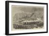 The Abyssinian Expedition, the Battle at Arogee, before Magdala, on Good Friday, 10 April-null-Framed Giclee Print