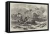 The Abyssinian Expedition, the Elephant Train-null-Framed Stretched Canvas