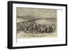 The Abyssinian Expedition, the Exodus of Theodore's Broken Army-Charles Robinson-Framed Giclee Print