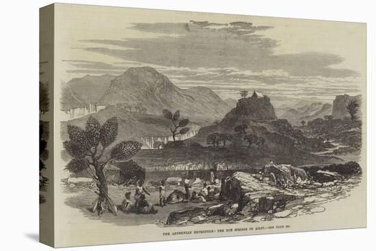 The Abyssinian Expedition, the Hot Springs of Ailet-null-Stretched Canvas