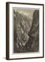 The Abyssinian Expedition, the Middle Sooroo Defile in the Senafe Pass-null-Framed Giclee Print