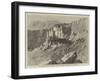 The Abyssinian Expedition, the Place of Execution of Theodore's Prisoners at Magdala-null-Framed Giclee Print