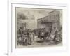 The Abyssinian Expedition, Transport Officers Buying Mules Opposite Shepheard's Hotel, Cairo-Charles Robinson-Framed Giclee Print